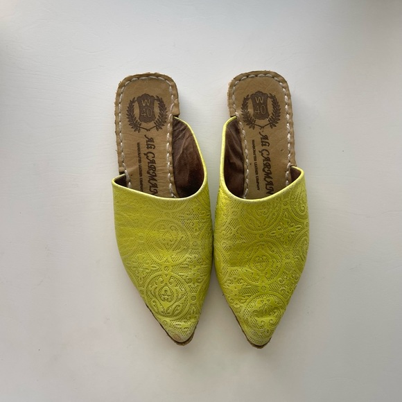 Handmade Leather Turkish Flats - Picture 2 of 7